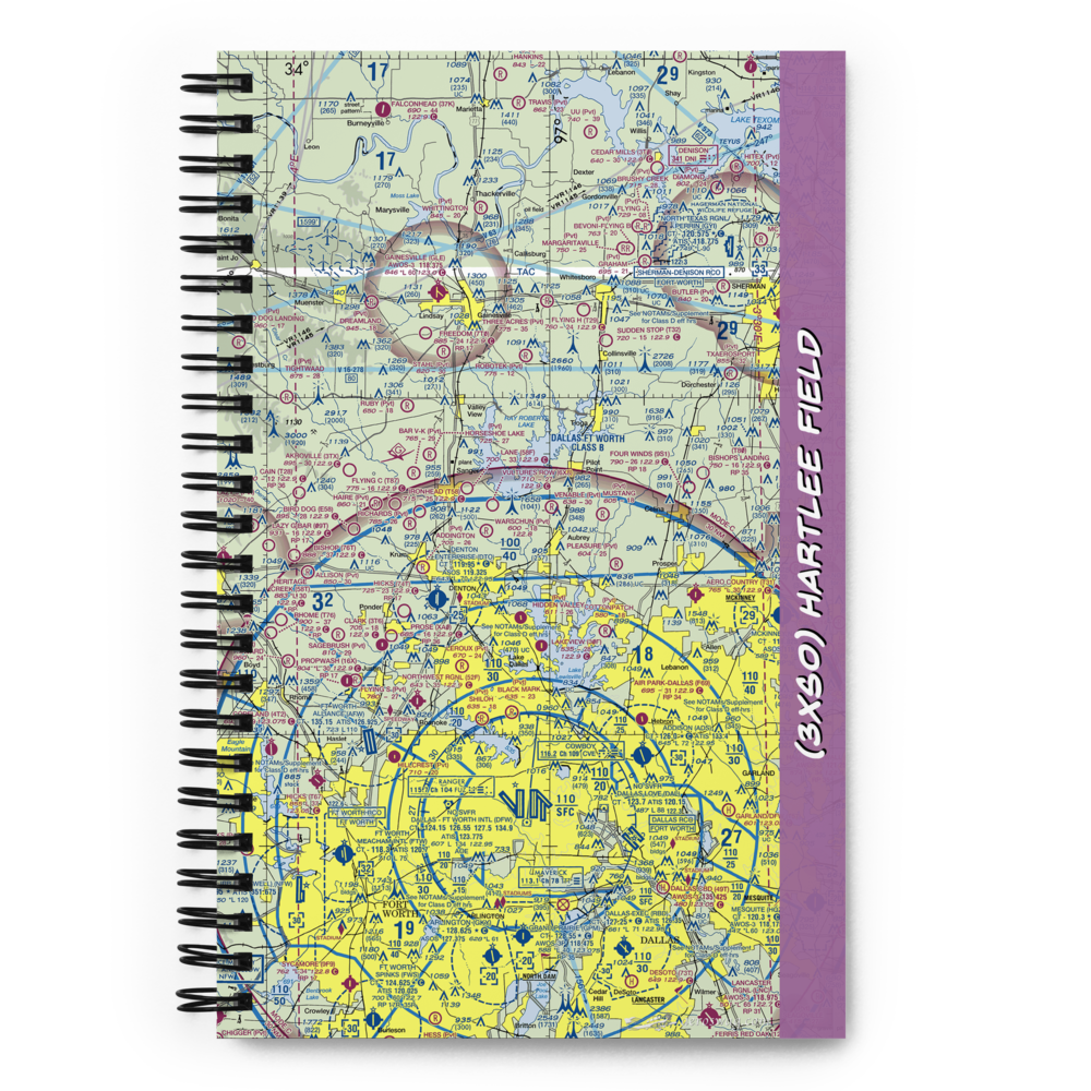 Hartlee Field (3XS0) VFR Sectional Notebook 