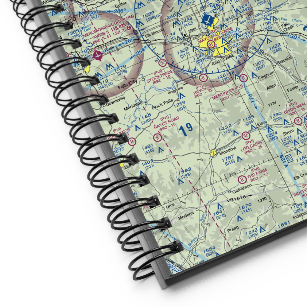 Blunt Field (3WN8) VFR Sectional Notebook 
