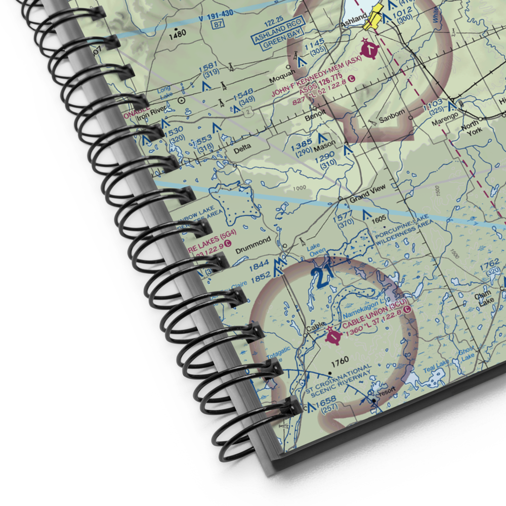 Old Dairy Airport (3WN2) VFR Sectional Notebook 