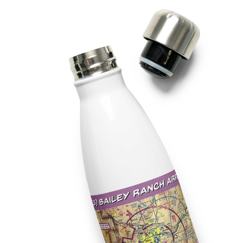 Bailey Ranch Airport (NV13) VFR Sectional Water Bottle 