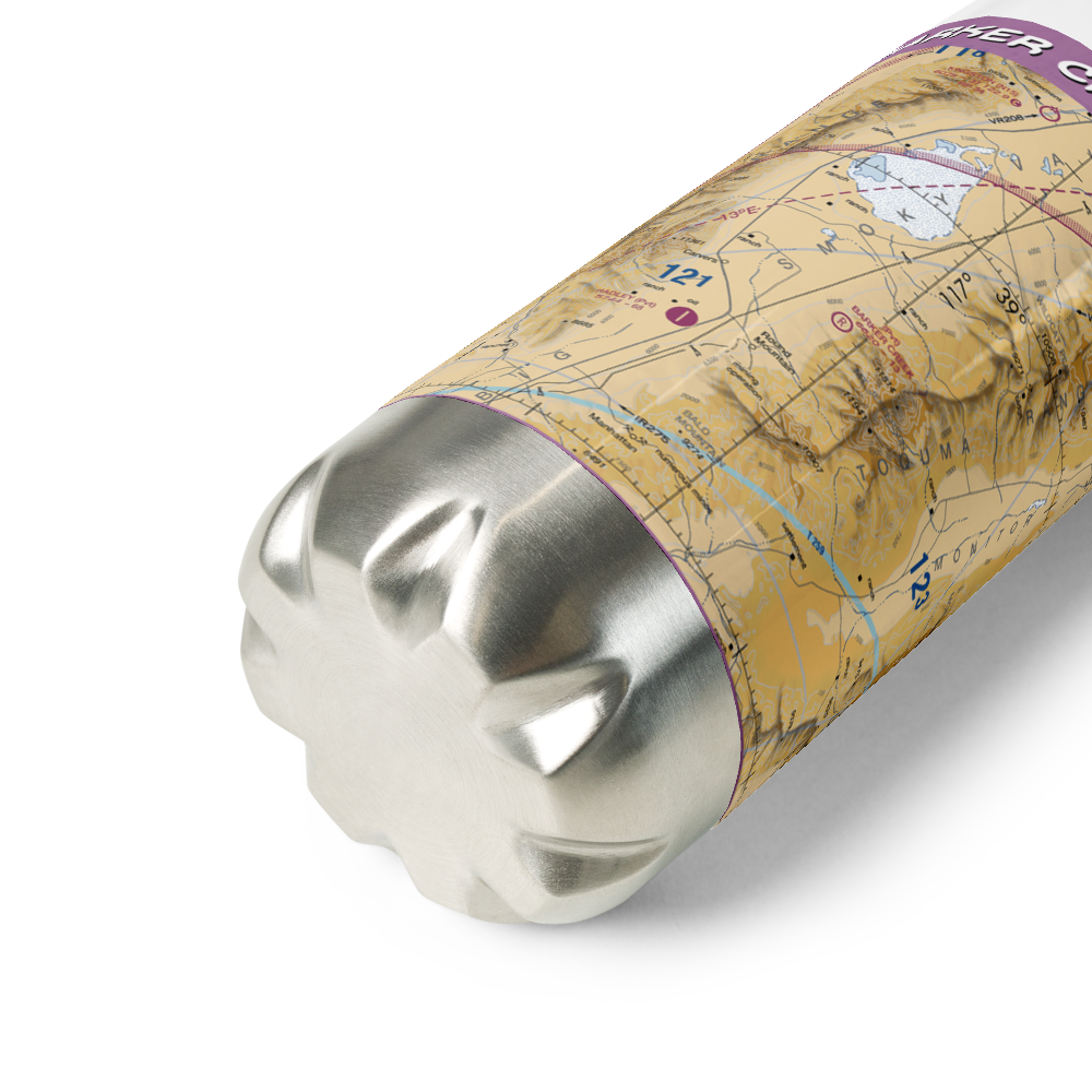 Barker Creek Ranch Airstrip (NV31) VFR Sectional Water Bottle 