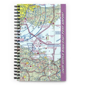 Middle Bass-East Point Airport (3W9) VFR Sectional Notebook