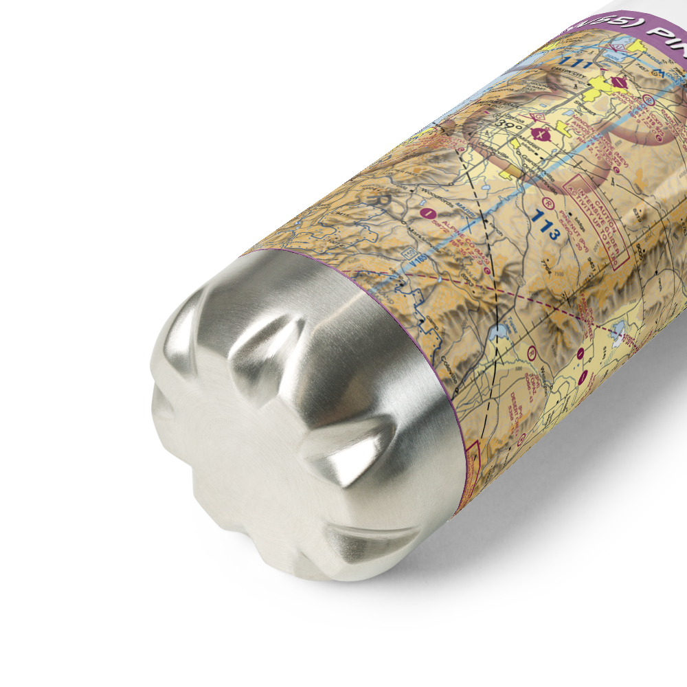 Pinenut Airport (NV55) VFR Sectional Water Bottle 