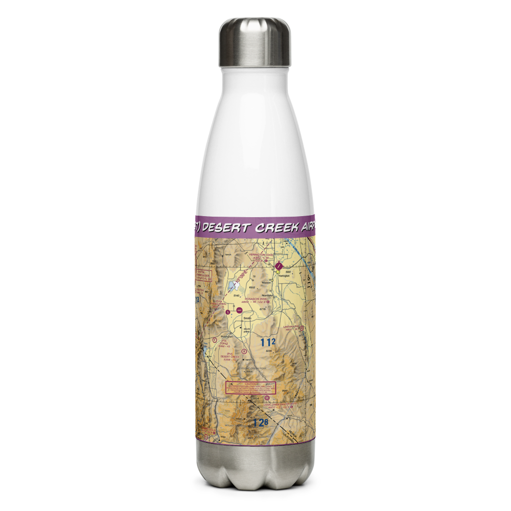 Desert Creek Airport (NV97) VFR Sectional Water Bottle 