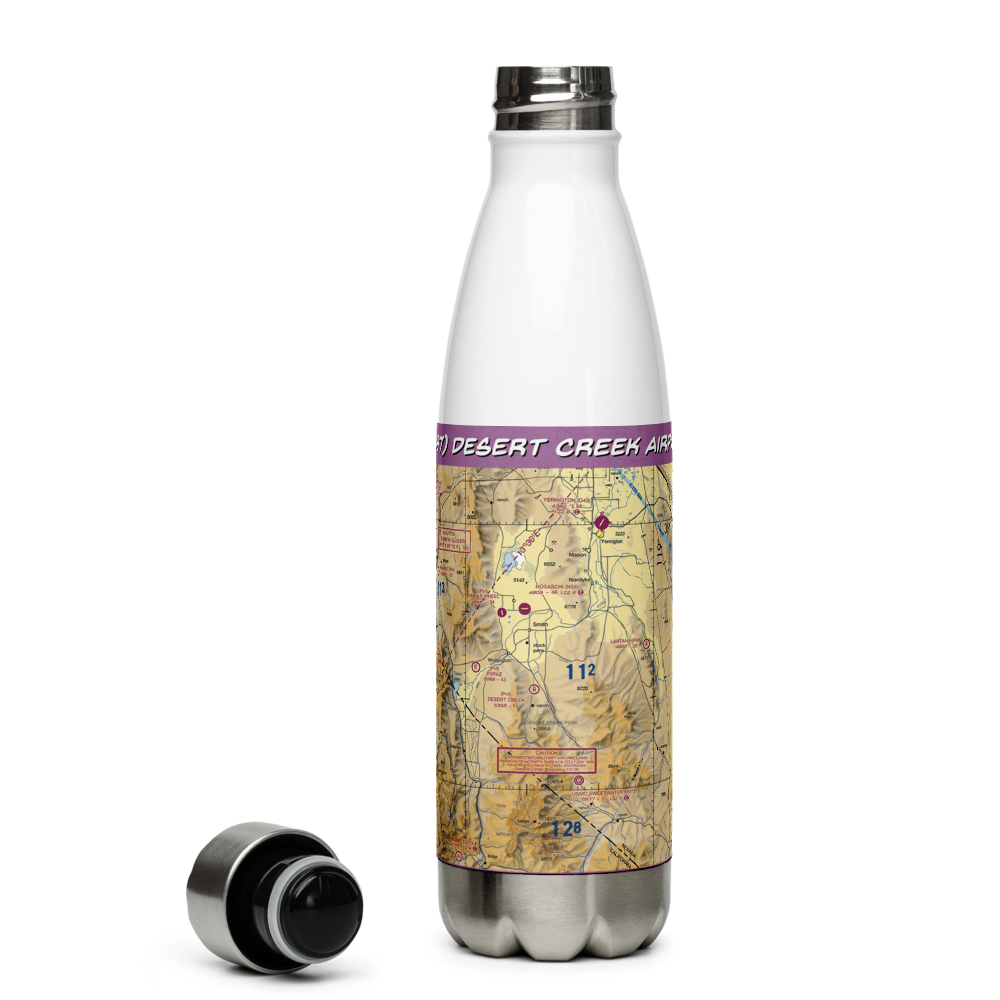 Desert Creek Airport (NV97) VFR Sectional Water Bottle 