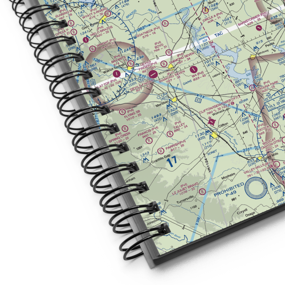Lowell Smith Jr Airport (3TX6) VFR Sectional Notebook 