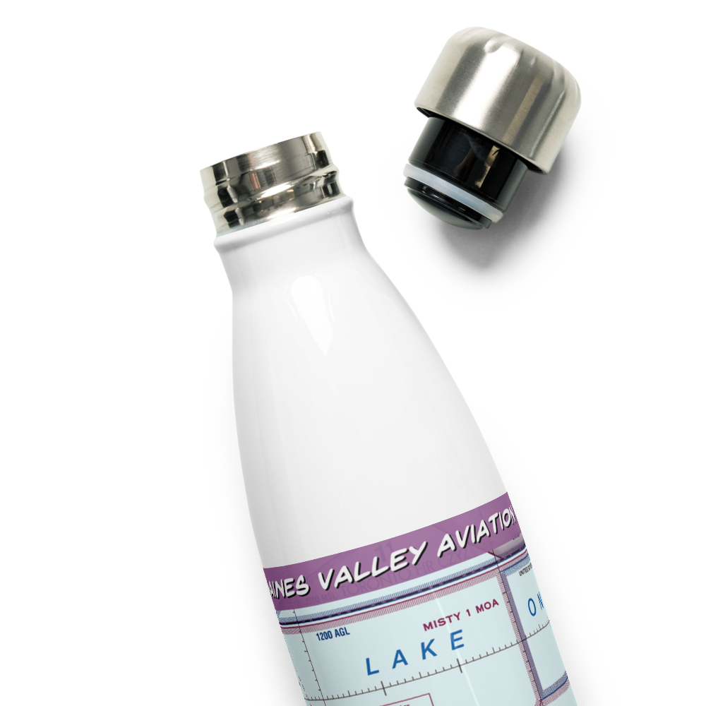 Gaines Valley Aviation Airport (NY06) VFR Sectional Water Bottle 