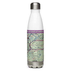 Duflo Airport (NY10) VFR Sectional Water Bottle
