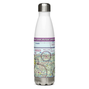 Oak Ridge Airport (NY16) VFR Sectional Water Bottle