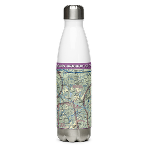 Adirondack Airpark Estates Airport (NY17) VFR Sectional Water Bottle
