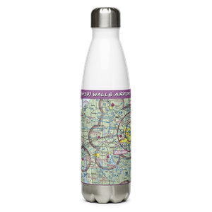 Walls Airport (NY19) VFR Sectional Water Bottle