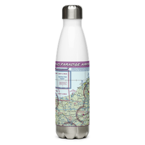 Paradise Airport (NY42) VFR Sectional Water Bottle
