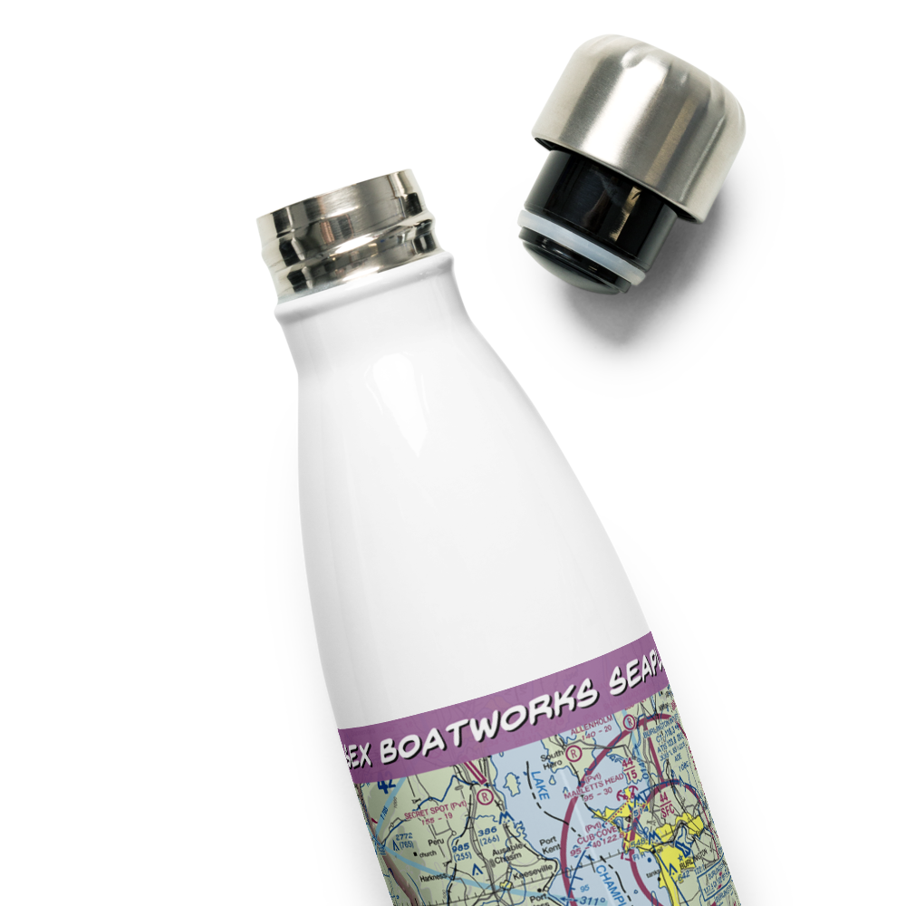 Essex Boatworks Seaplane Base (NY83) VFR Sectional Water Bottle 