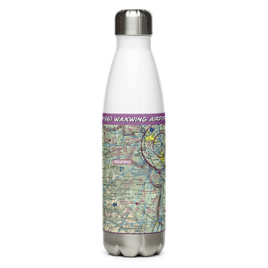 Waxwing Airport (NY86) VFR Sectional Water Bottle