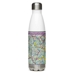 Morgantown Airport (O03) VFR Sectional Water Bottle