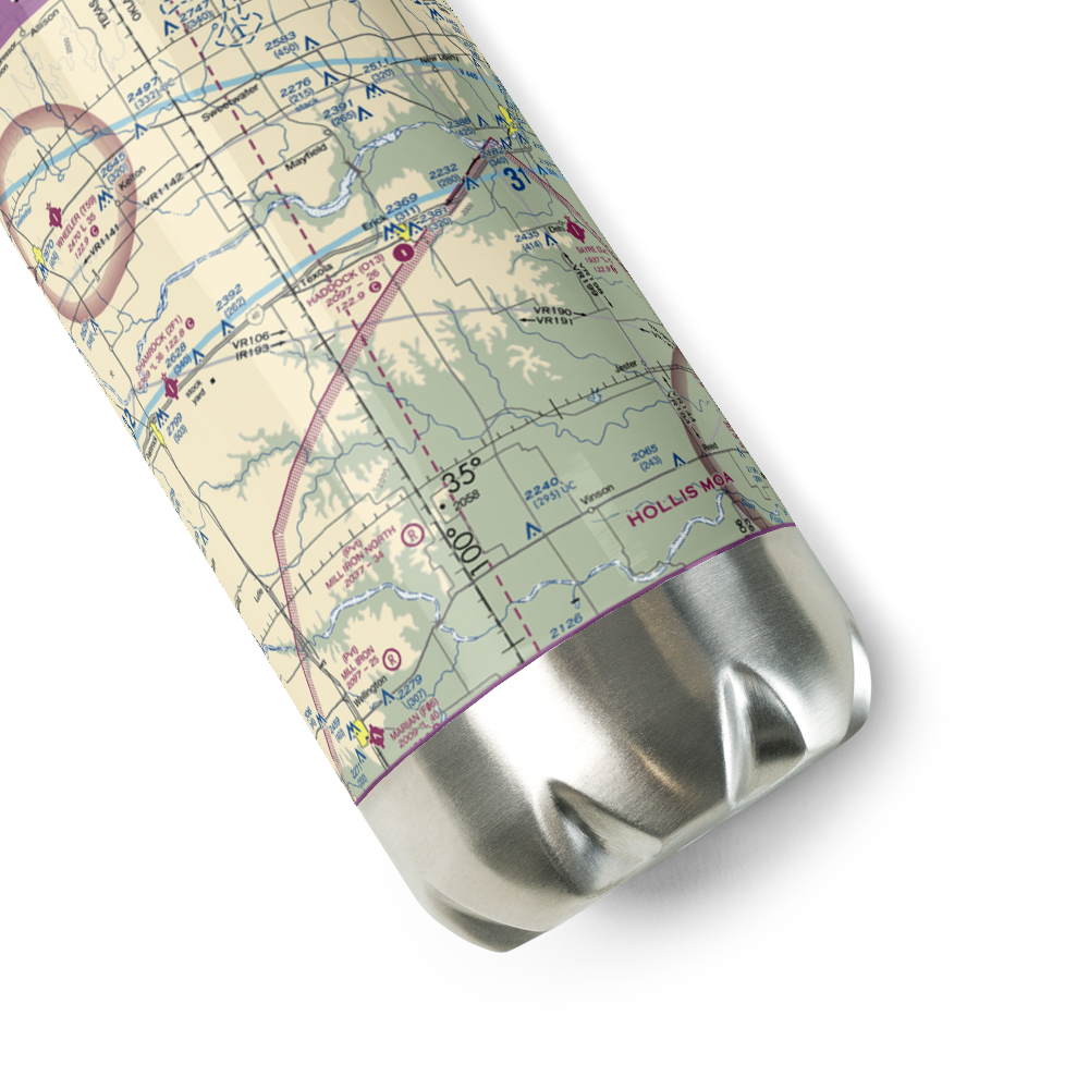 Haddock Field (O13) VFR Sectional Water Bottle 