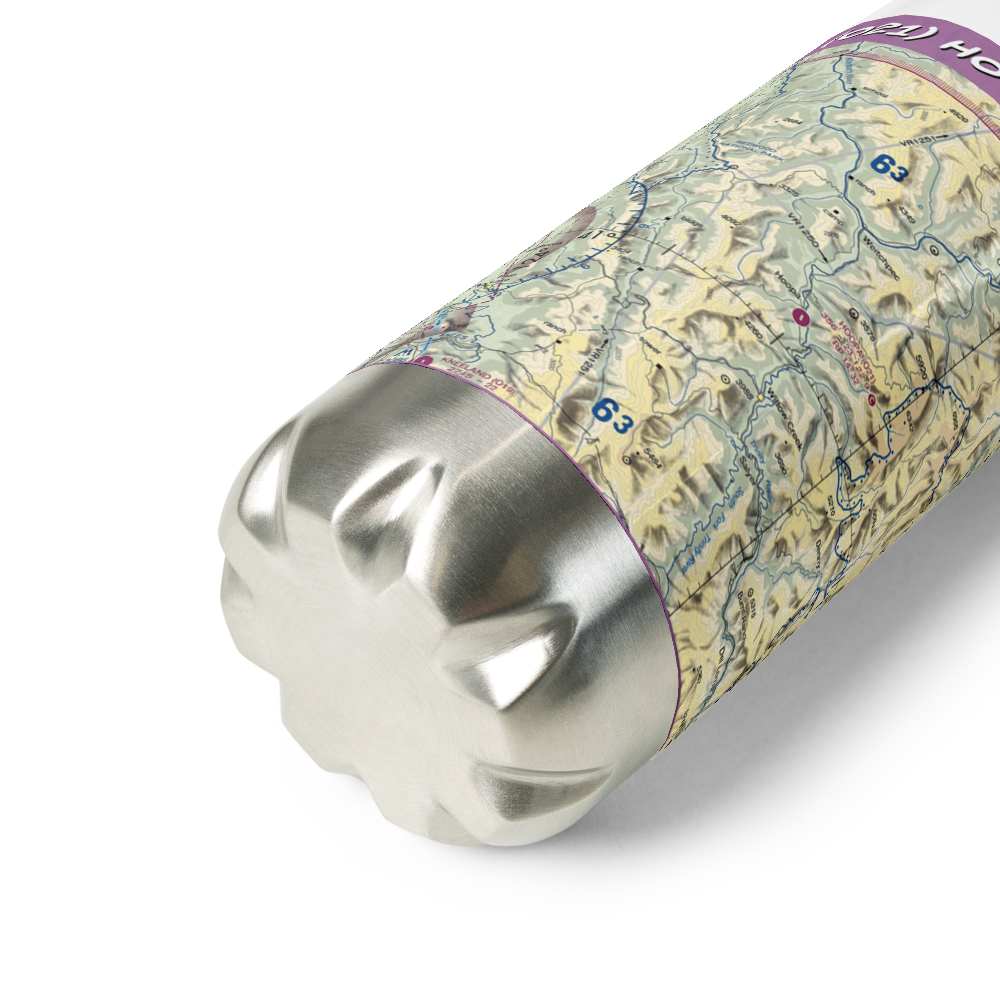 Hoopa Airport (O21) VFR Sectional Water Bottle 