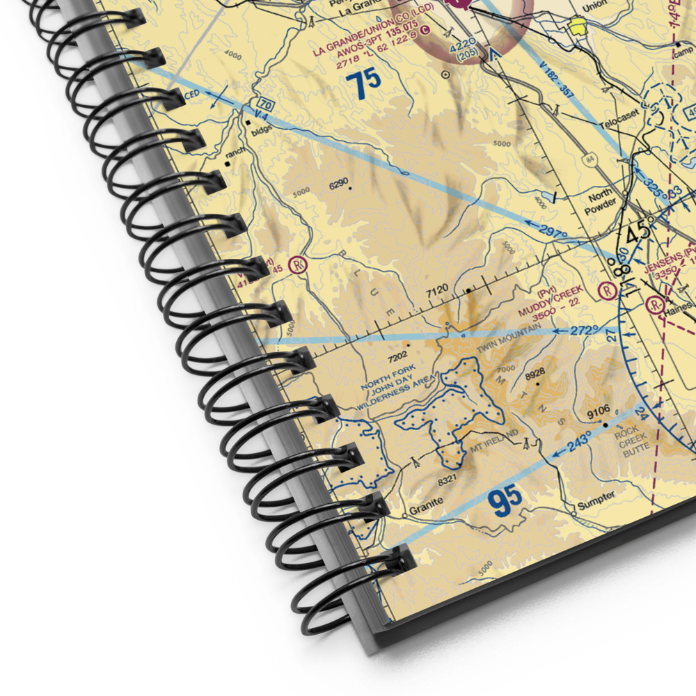 Maxwell Private Airport (3OR2) VFR Sectional Notebook 