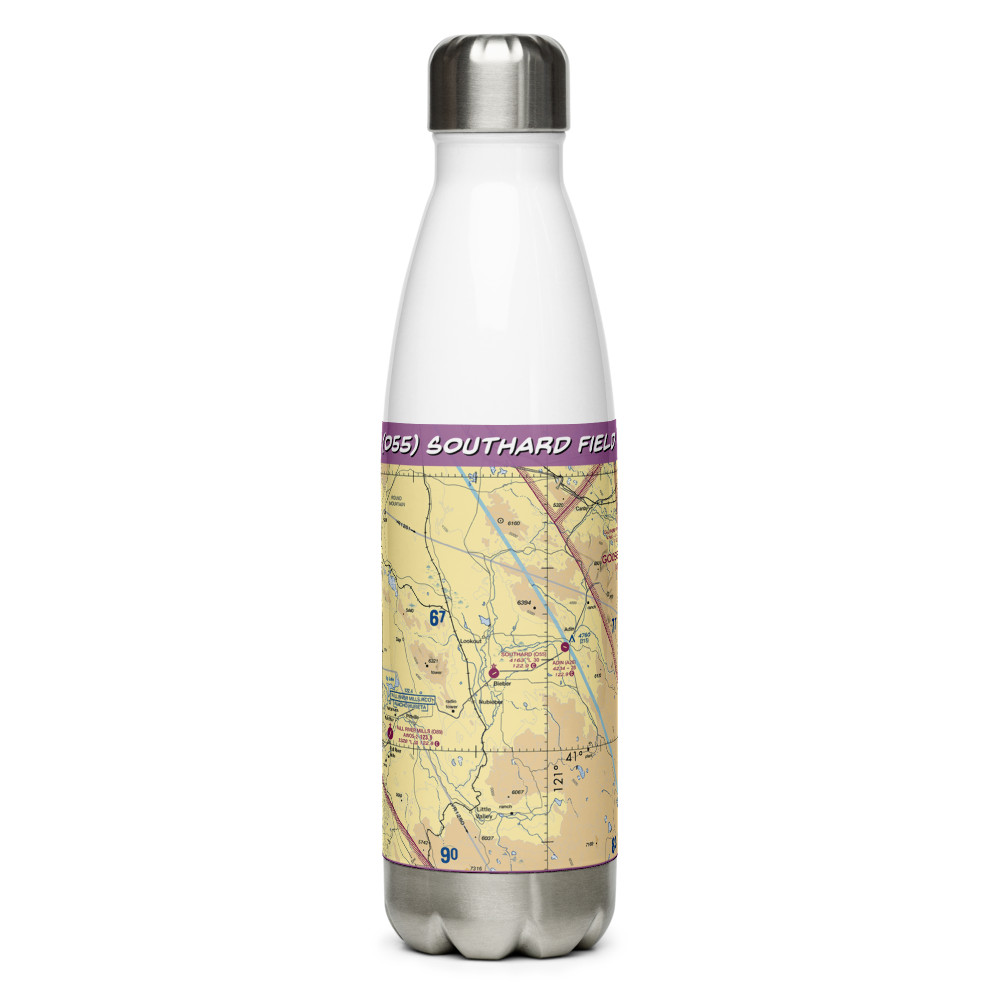 Southard Field (O55) VFR Sectional Water Bottle 