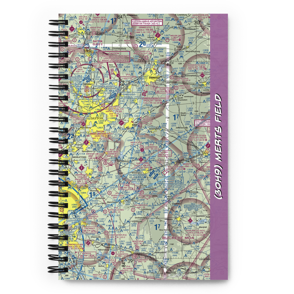 Merts Field (3OH9) VFR Sectional Notebook 