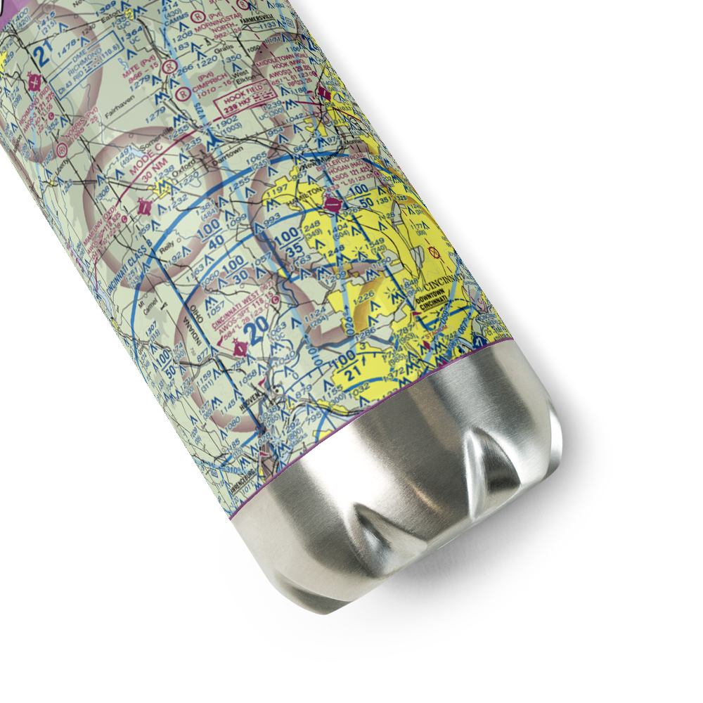 Hogan Airport (OA05) VFR Sectional Water Bottle 