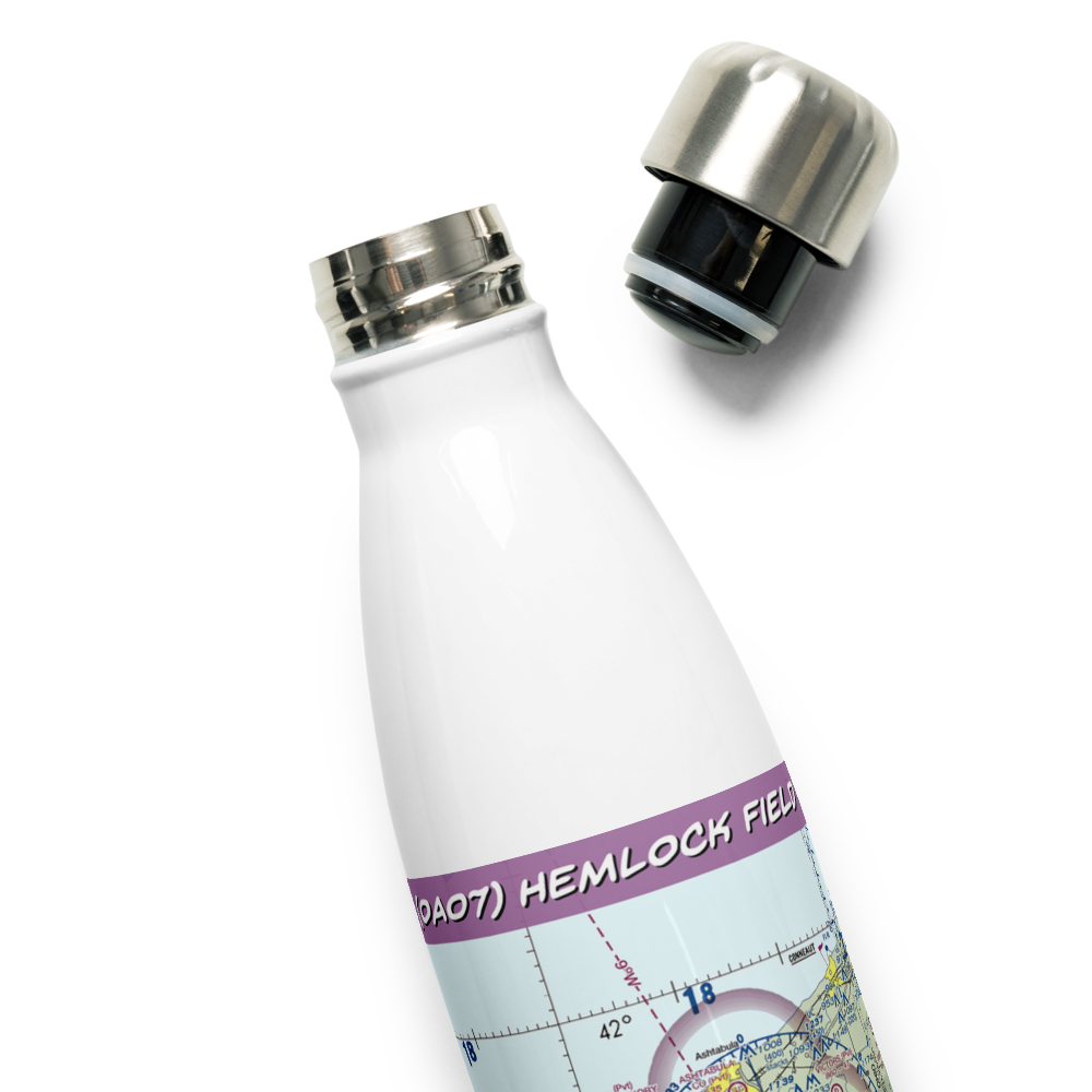 Hemlock Field (OA07) VFR Sectional Water Bottle 