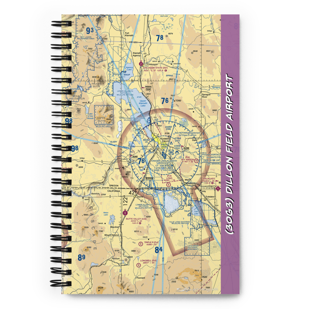 Dillon Field Airport (3OG3) VFR Sectional Notebook 