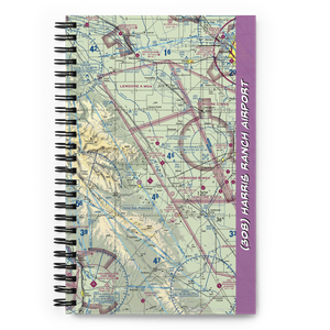 Harris Ranch Airport (3O8) VFR Sectional Notebook