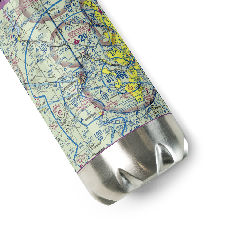 Lost Bridge Airport (OA16) VFR Sectional Water Bottle 