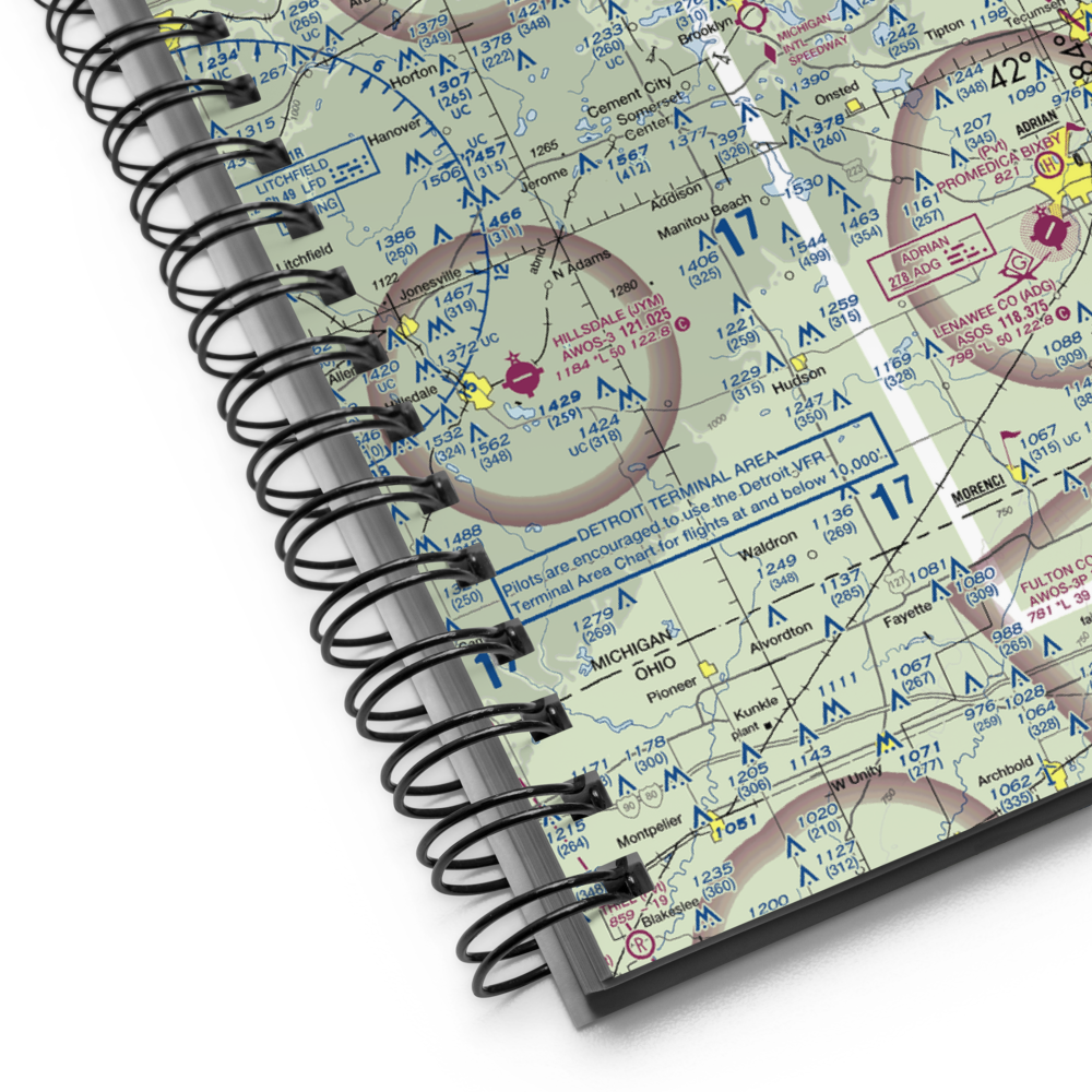 Napoleon Airport (3NP) VFR Sectional Notebook 