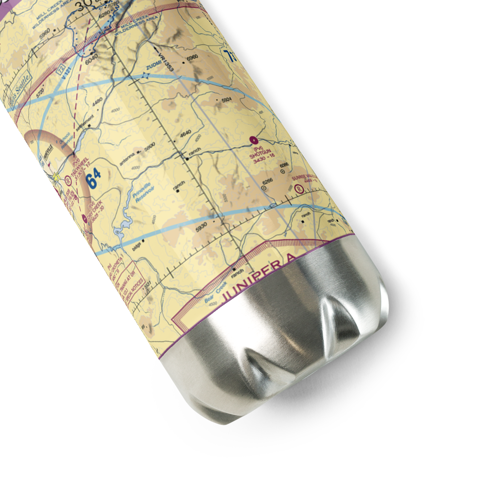 Wilson Ranch Airport (OG12) VFR Sectional Water Bottle 