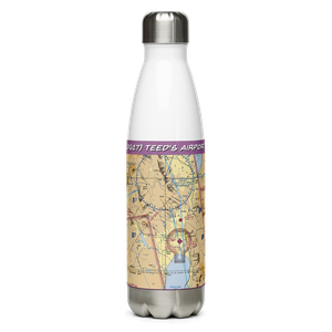 Teed's Airport (OG17) VFR Sectional Water Bottle