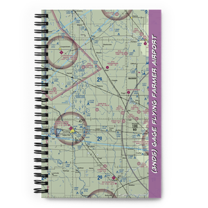 Gage Flying Farmer Airport (3ND5) VFR Sectional Notebook