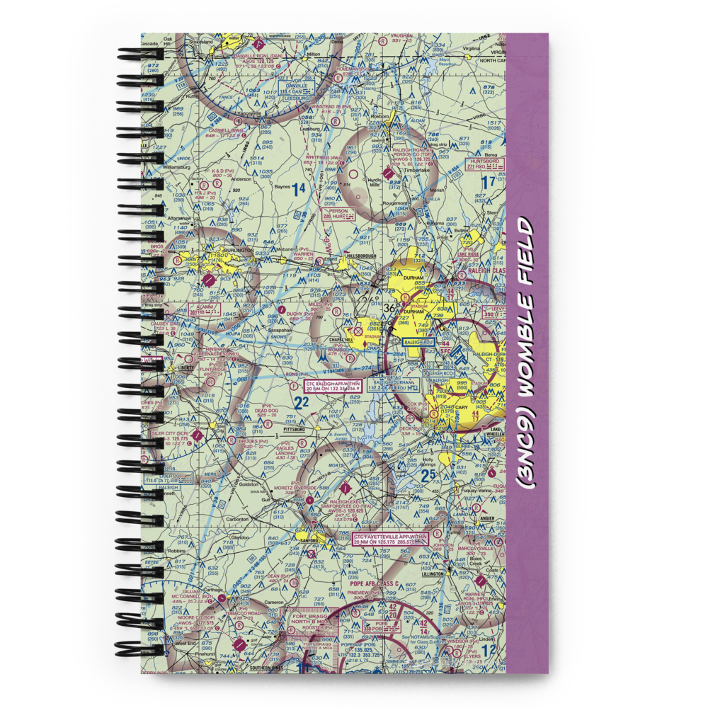 Womble Field (3NC9) VFR Sectional Notebook 