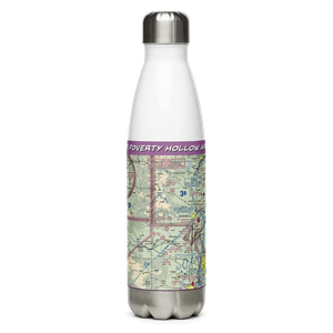 Poverty Hollow Airport (OG23) VFR Sectional Water Bottle