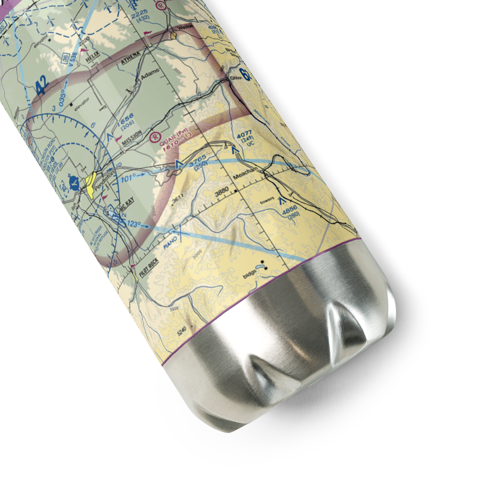 Quail Field (OG42) VFR Sectional Water Bottle 