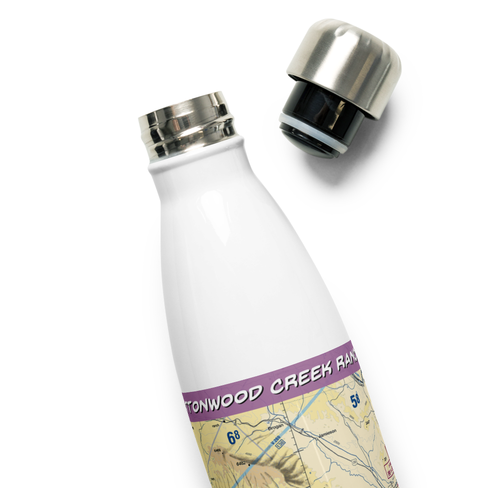 Cottonwood Creek Ranch Airport (OG50) VFR Sectional Water Bottle 