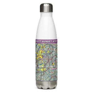 Sunset Strip (OH07) VFR Sectional Water Bottle