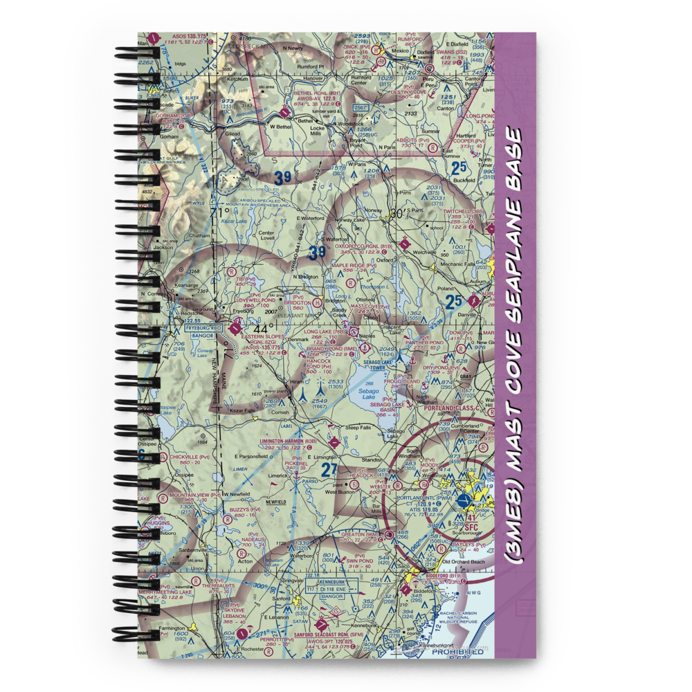 Mast Cove Seaplane Base (3ME8) VFR Sectional Notebook 