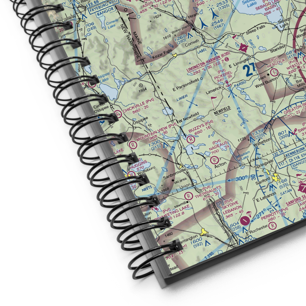 Mast Cove Seaplane Base (3ME8) VFR Sectional Notebook 