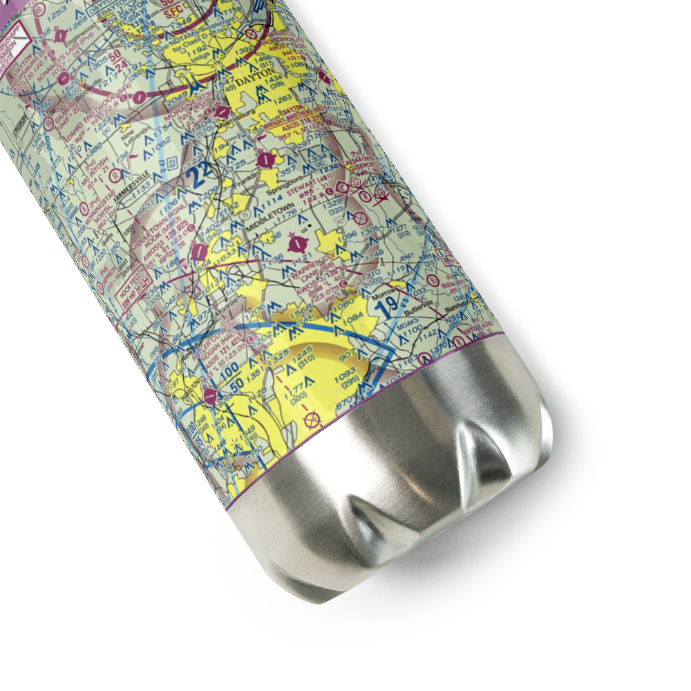 Hummel Airport (OH64) VFR Sectional Water Bottle 