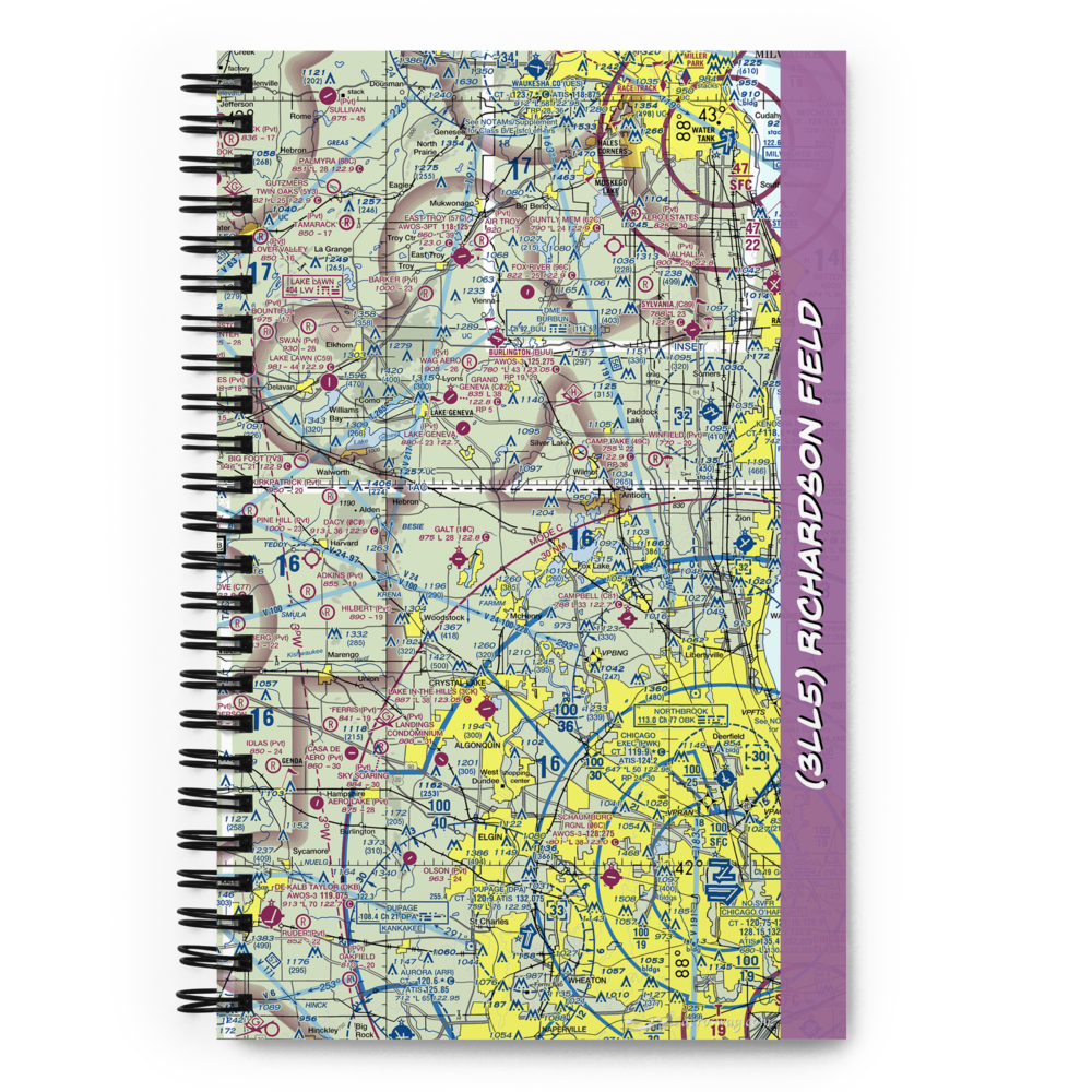 Richardson Field (3LL5) VFR Sectional Notebook 