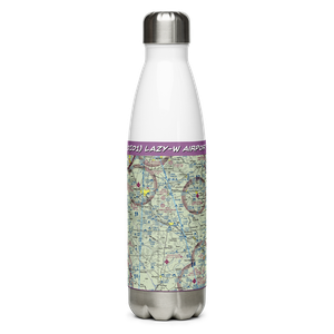 Lazy-W Airport (OI01) VFR Sectional Water Bottle