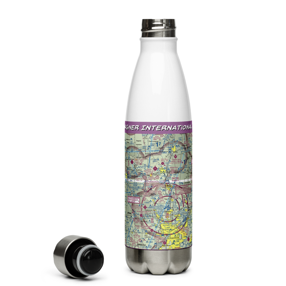 Wagner International Airport (OI06) VFR Sectional Water Bottle 