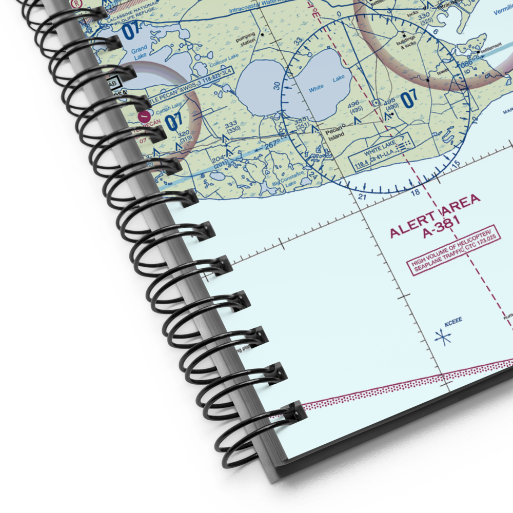 Harrington Flying Service Airport (3LA0) VFR Sectional Notebook 