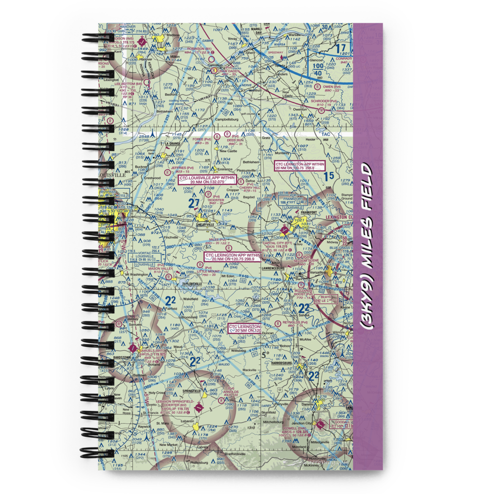 Miles Field (3KY9) VFR Sectional Notebook 