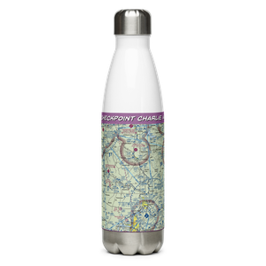 Checkpoint Charlie Airport (OI27) VFR Sectional Water Bottle