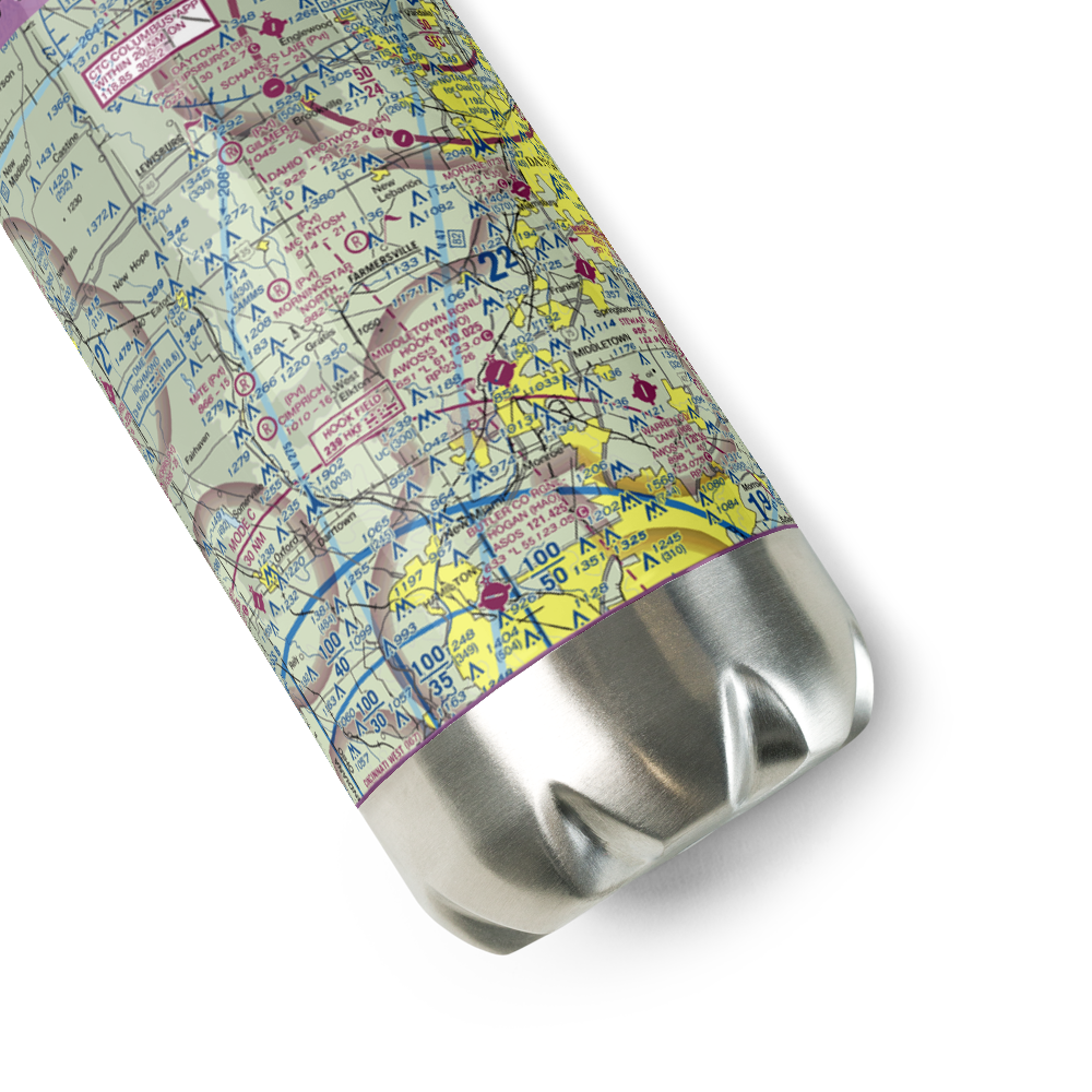Farpoint Airfield (OI36) VFR Sectional Water Bottle 