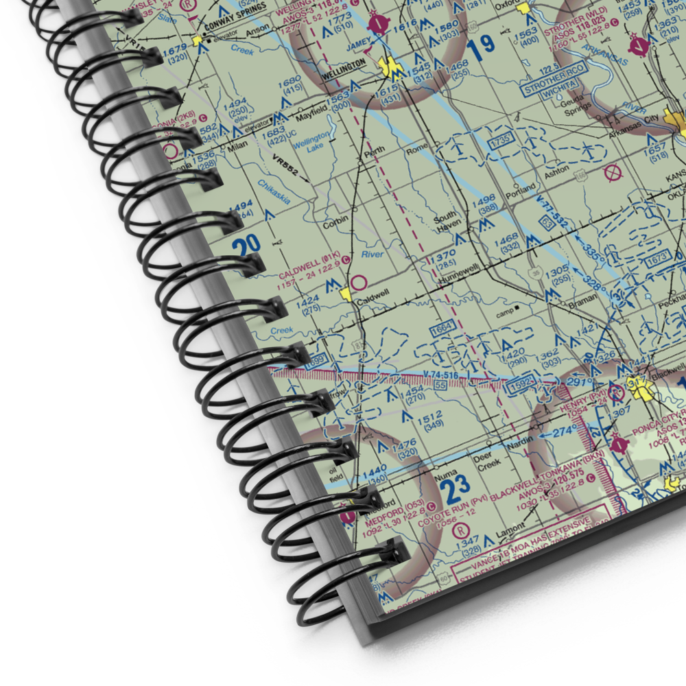 Rogers Airport (3KS3) VFR Sectional Notebook 