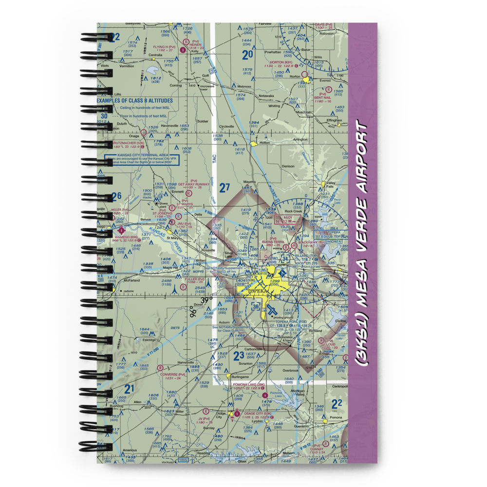 Mesa Verde Airport (3KS1) VFR Sectional Notebook 